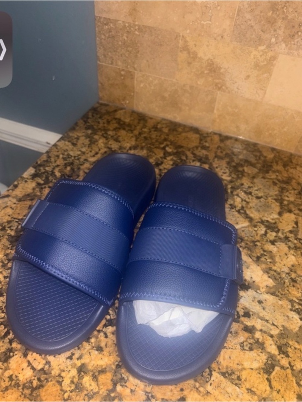 Lands end 9.5 slides NWT